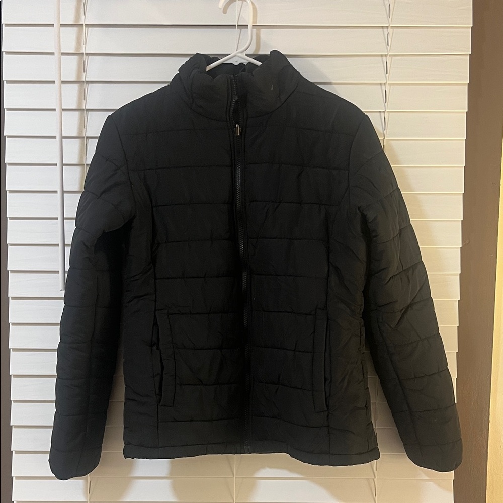 Women's Black Puffer Jacket